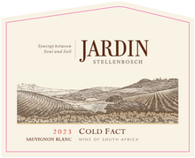 Load image into Gallery viewer, SAUVIGNON BLANC 2023, The Cold Fact, Jardin, Jordan Esate, Stellenbosch, South Africa
