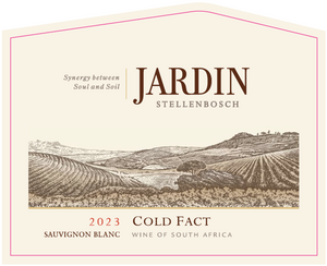SAUVIGNON BLANC 2023, The Cold Fact, Jardin, Jordan Esate, Stellenbosch, South Africa