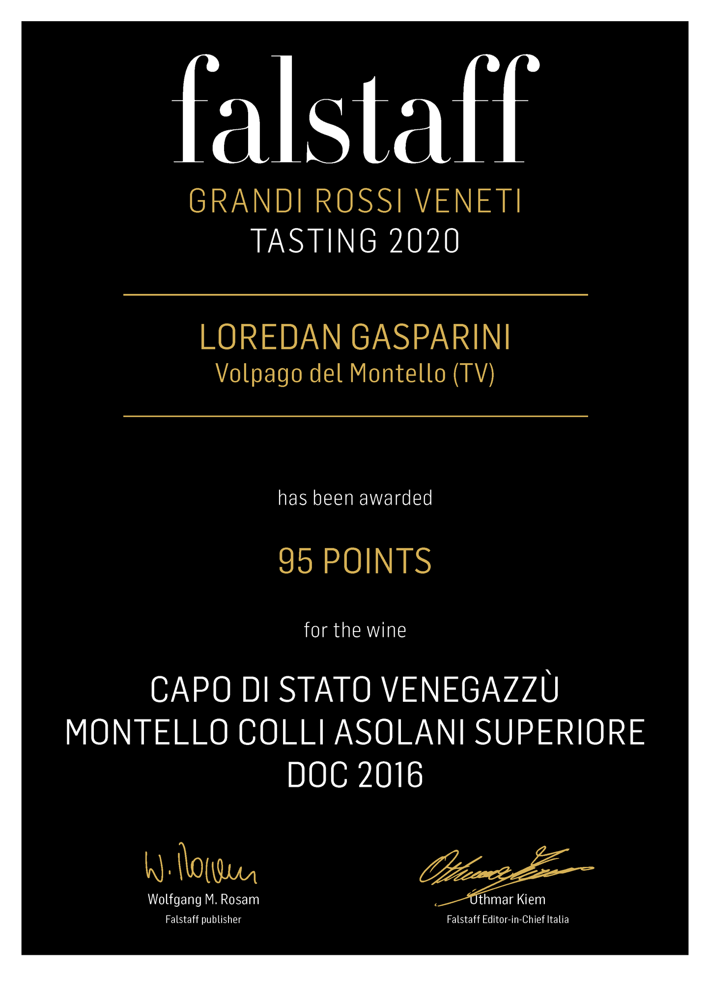 CAB BLEND | CAPO di STATO 2019, Loredan Gasparini, Venegazzù, Montello e Colli Asolani DOC,Veneto, Italy