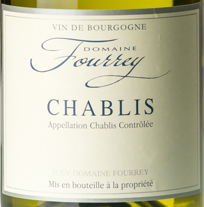 CHABLIS 2023, Domaine Fourrey et Fils, Burgundy, France