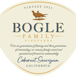 CABERNET SAUVIGNON 2021, Bogle Vineyards, California, U.S.A.