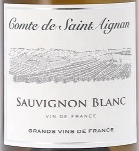 SAUVIGNON BLANC 2023, Comte de Saint Aignan, Loire Valley, France