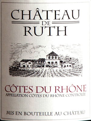 CÔTES du RHÔNE 2021, Château de Ruth, Rhône Valley, France